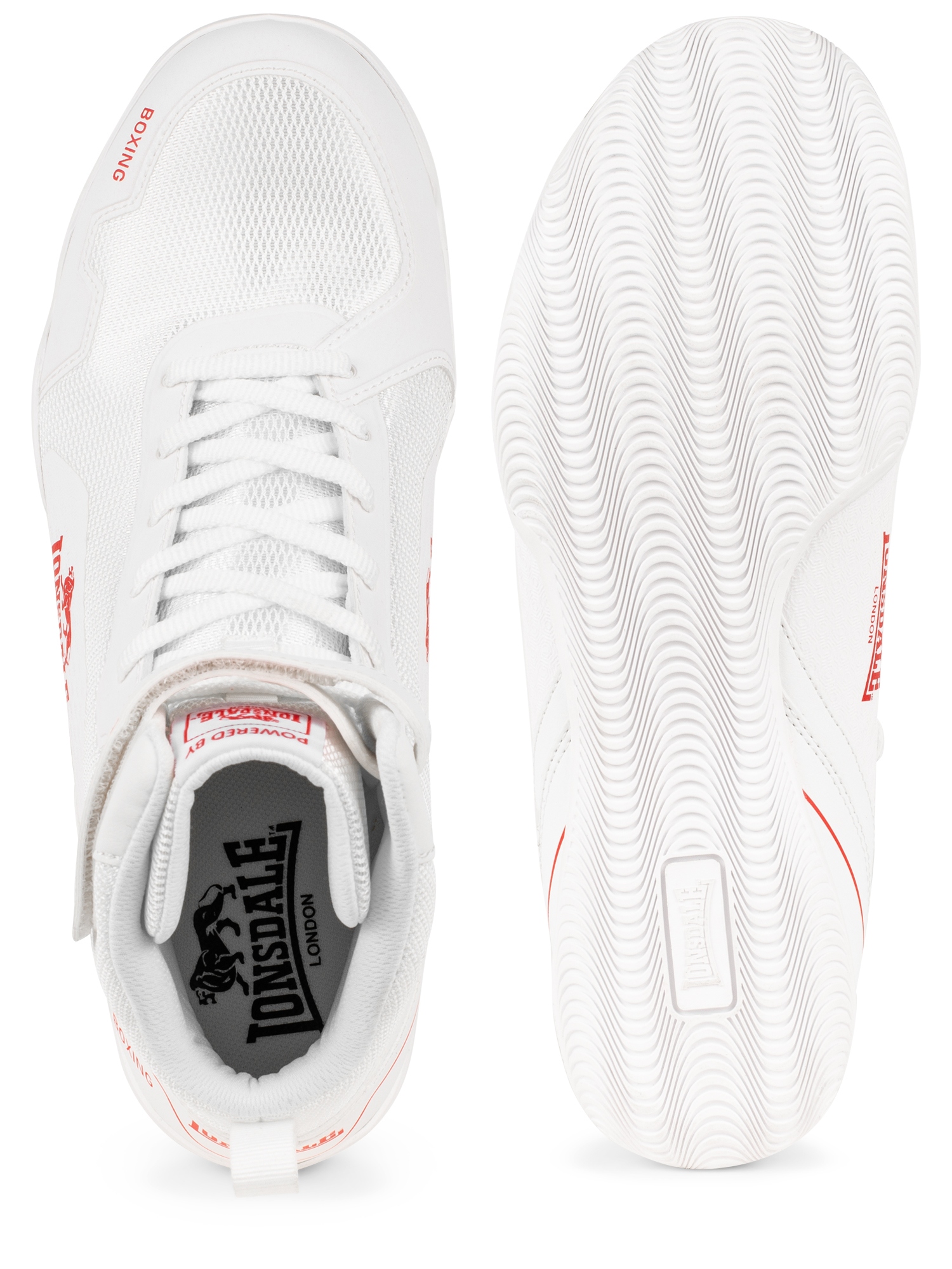 Боксерки Lonsdale Rufford 160048 WH/RD белый\красный