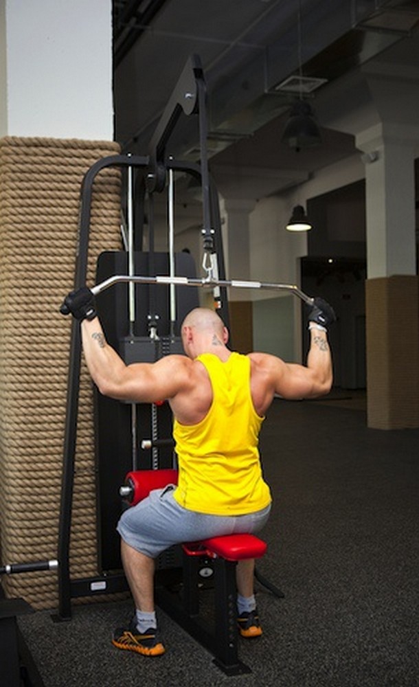 Вертикальный блок Foreman FS-301 для тяги сверху | Premium Fitness
