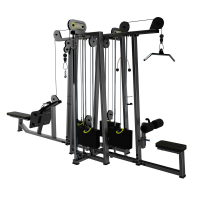 Мультистанция 4-позиционная, стек 4х100 кг DHZ A30644 | Premium Fitness