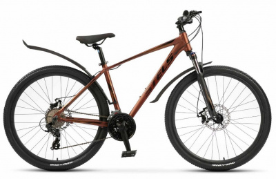Велосипед 27.5" Stels Navigator 720 MD (рама 17) (ALU рама) X0000001709 Коричневый 2026