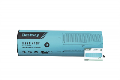 Самонадувающийся спальный коврик каремат 183x51x5,1см Bestway TerrainPro 69621