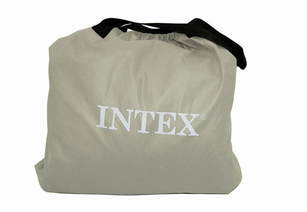 Надувная кровать Intex Comfort-Plush 137х191х33см, встроенный насос 220V 67768