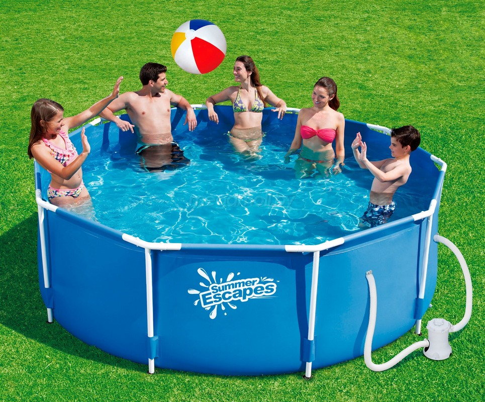 Каркасный бассейн круглый 244х76см+фильтр-насос SummerEscapes Р20-0830-A