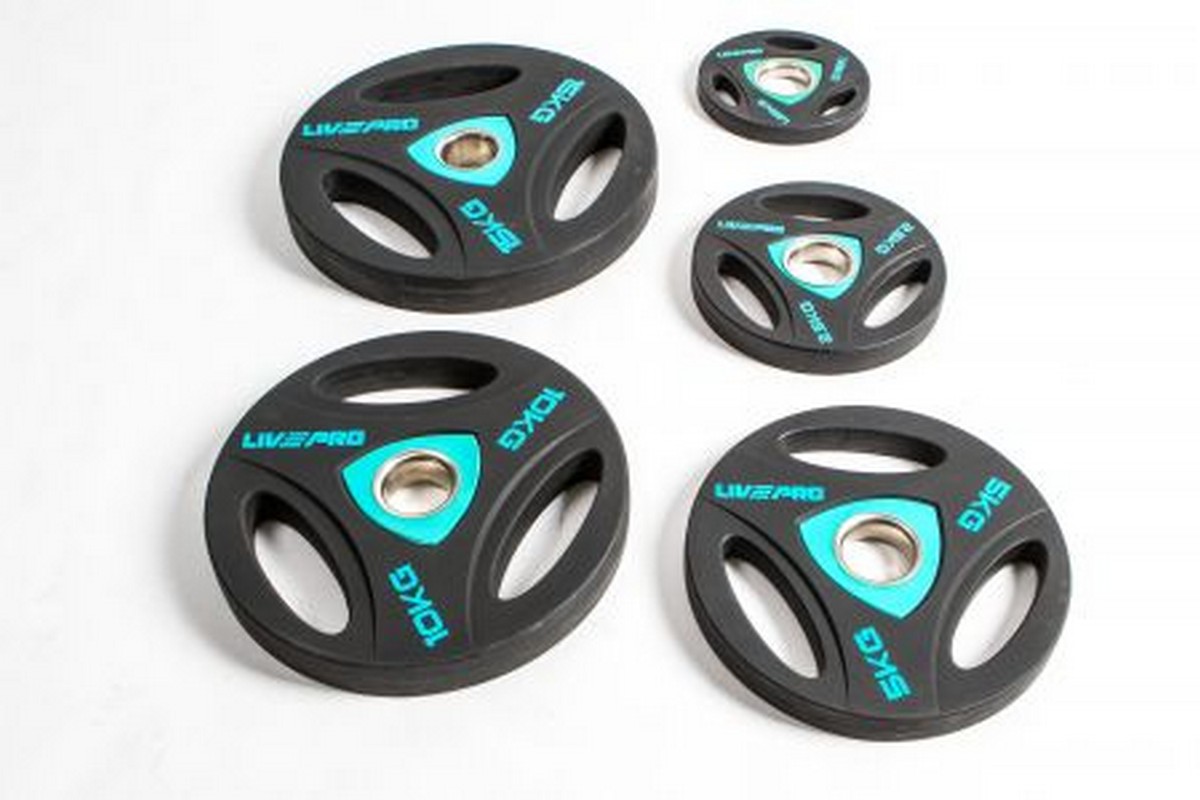 Олимпийский диск в уретане 15 кг Live Pro Urethane Training LP8020-15