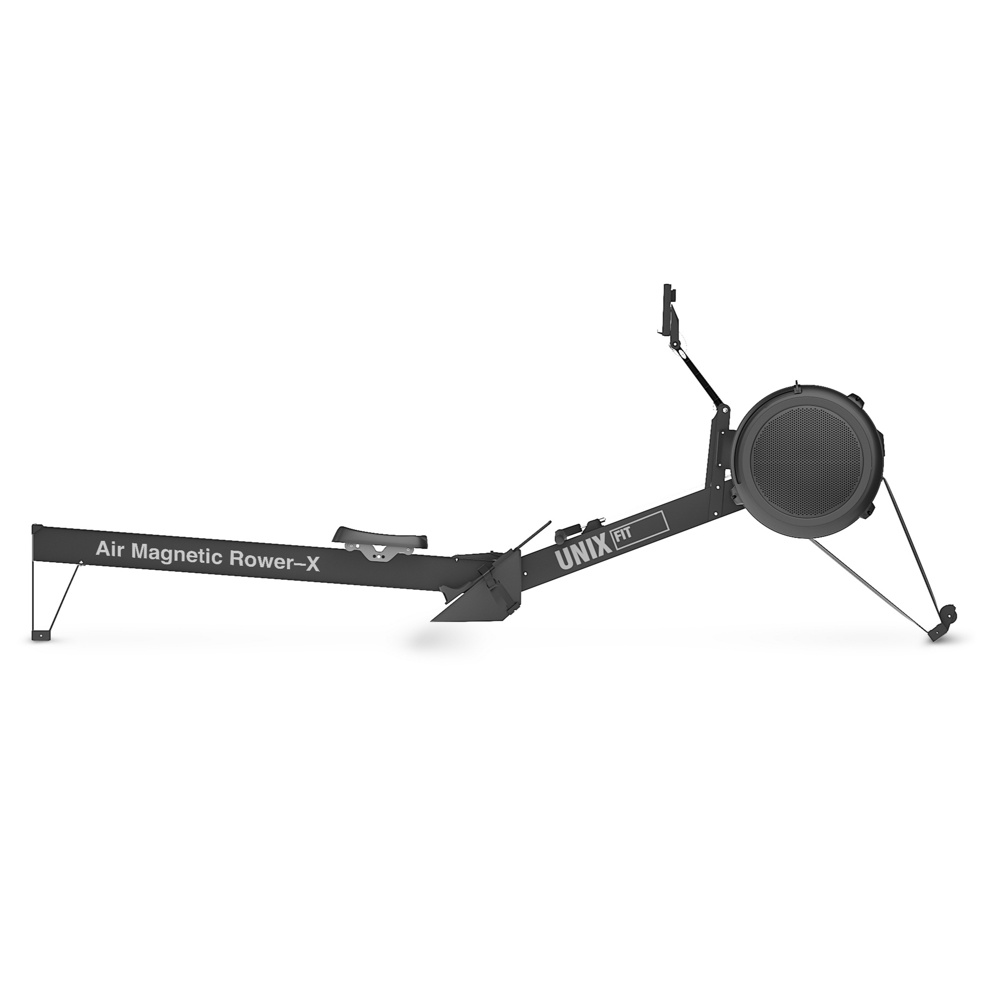 Гребной тренажер UnixFit PRO Air Magnetic Rower-X Black RMAMRXB