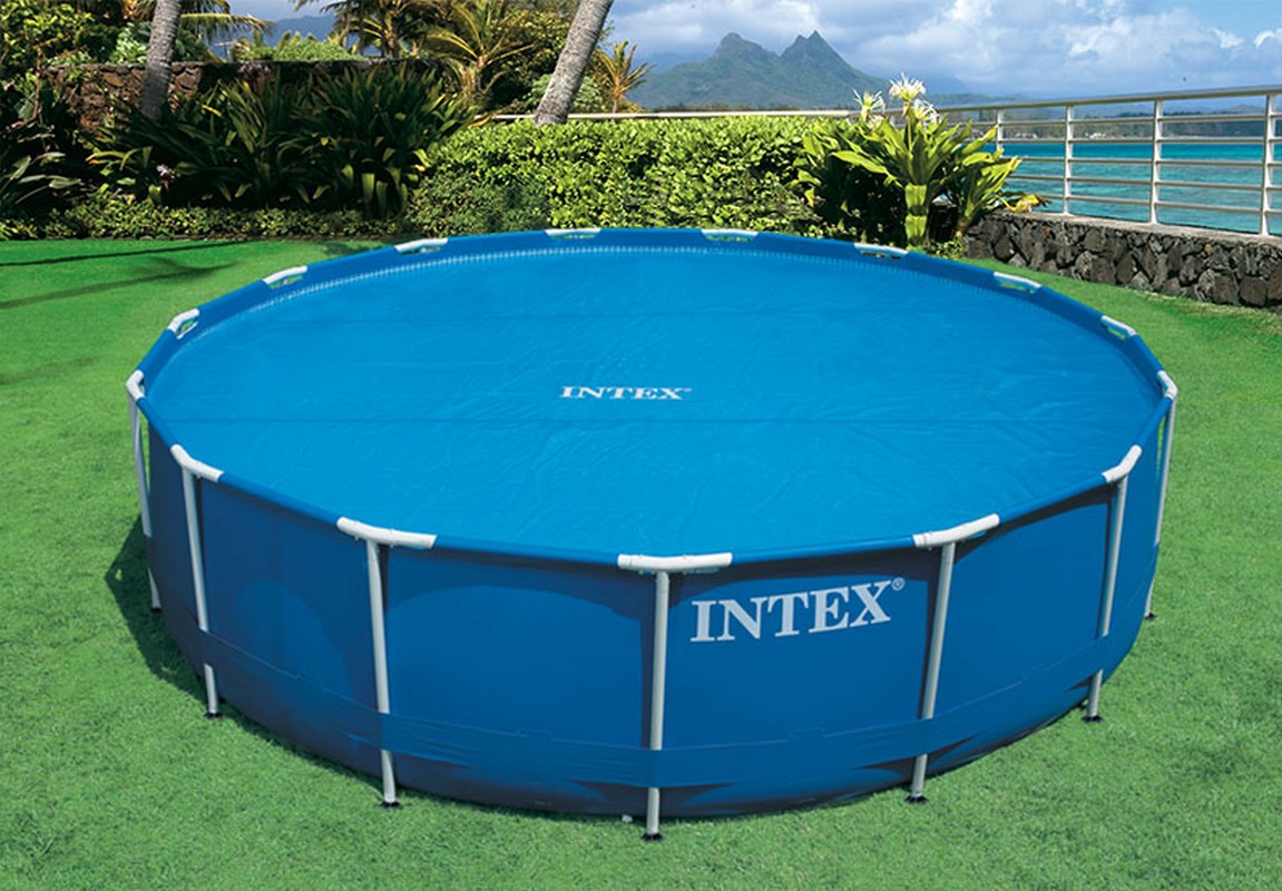 Покрывало плавающее круглое 244x244см Intex 29020