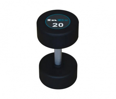 Фиксированные обрезиненные гантели 35кг Inex GMAX GRD-N-35KG