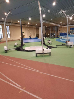 Сектор для толкания ядра в помещении мобильный без сетки и ворот TYA-SK-M Atline