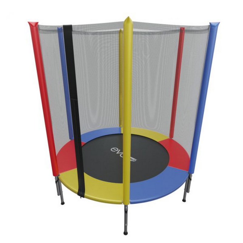 Батут с внешней сеткой Evo Jump 4,5ft Color (140 см)