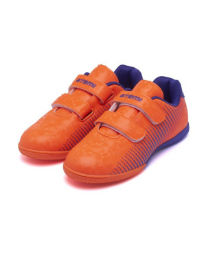 Бутсы футбольные Atemi INDOOR KIDS SBA-006 оранжевый\фиолетовый