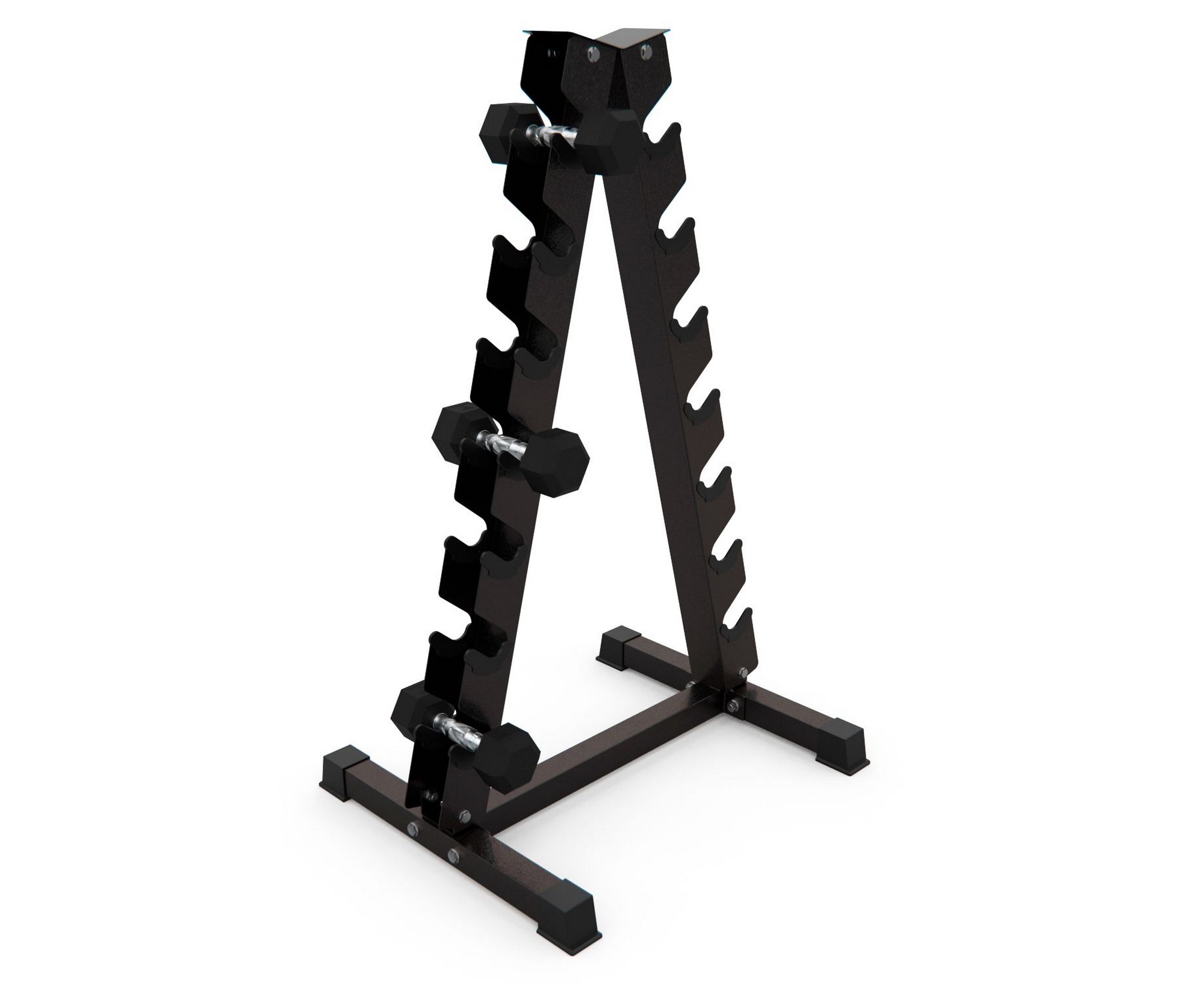 Стойка для хранения гантелей на 7 пар DFC D870 | Premium Fitness