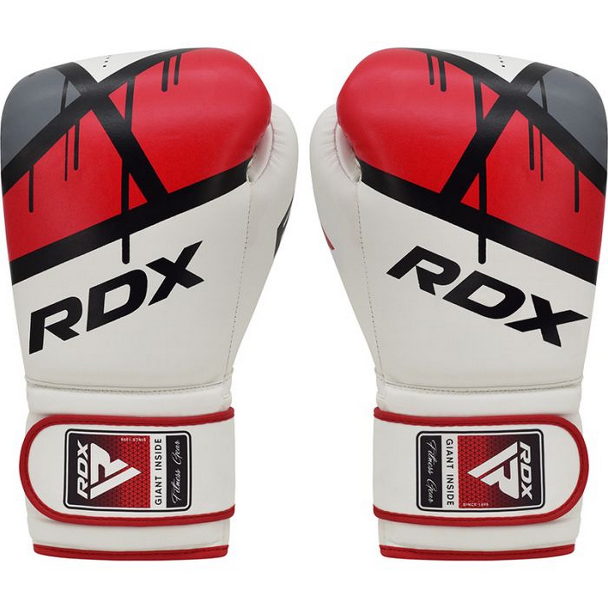 Перчатки тренировочные RDX BGR-F7R-16oz белый\красный
