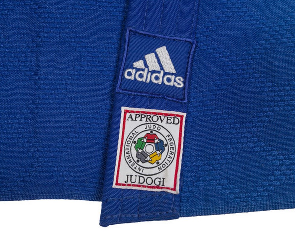 Кимоно для дзюдо Adidas Champion 2 IJF Slim Fit синее J-IJFSB
