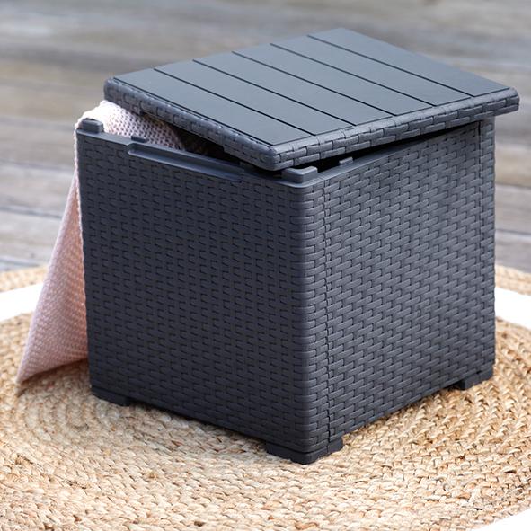 Стол с хранением, графит Vigo storage box