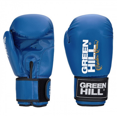 Перчатки боксерские Green Hill Panther 8oz, к/з BGP-2098 синий