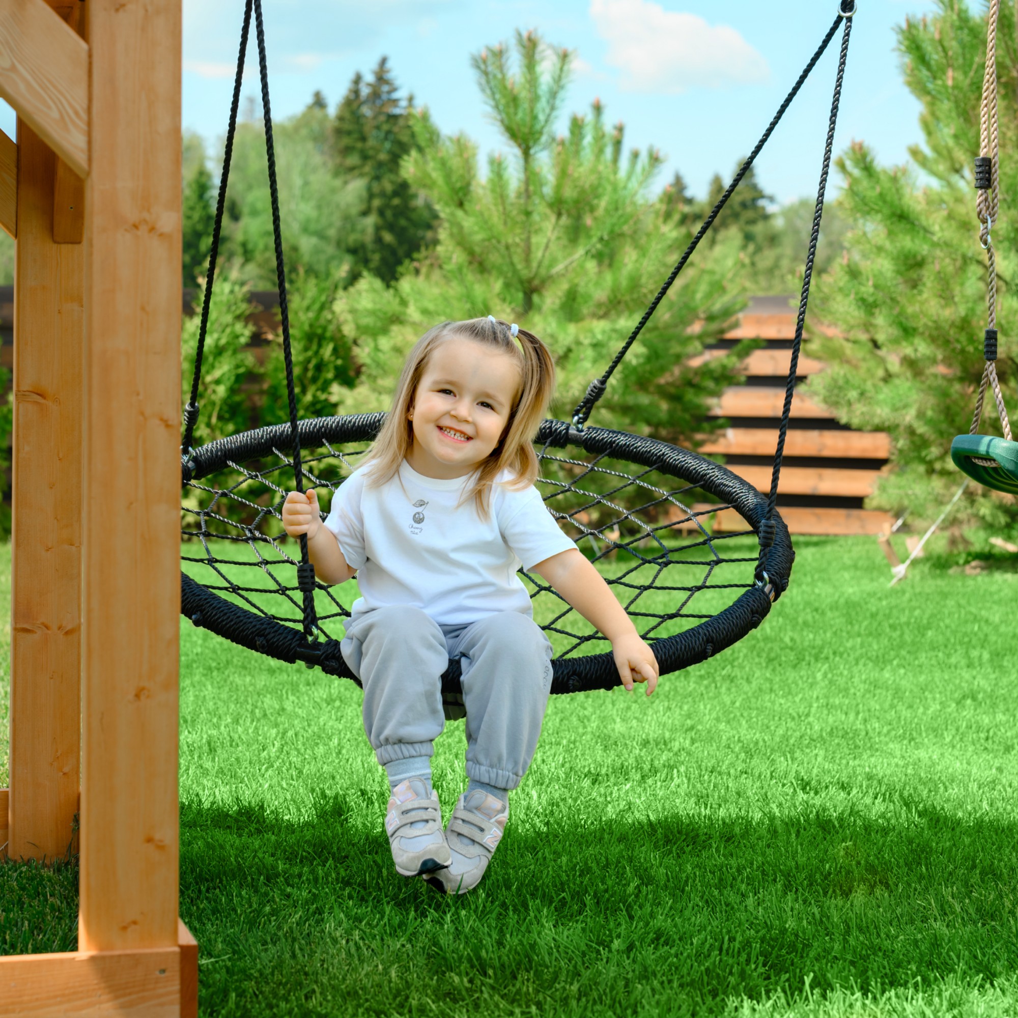 Детский игровой комплекс Unix Kids (6 in 1) PLU6IN1DG Dark Green