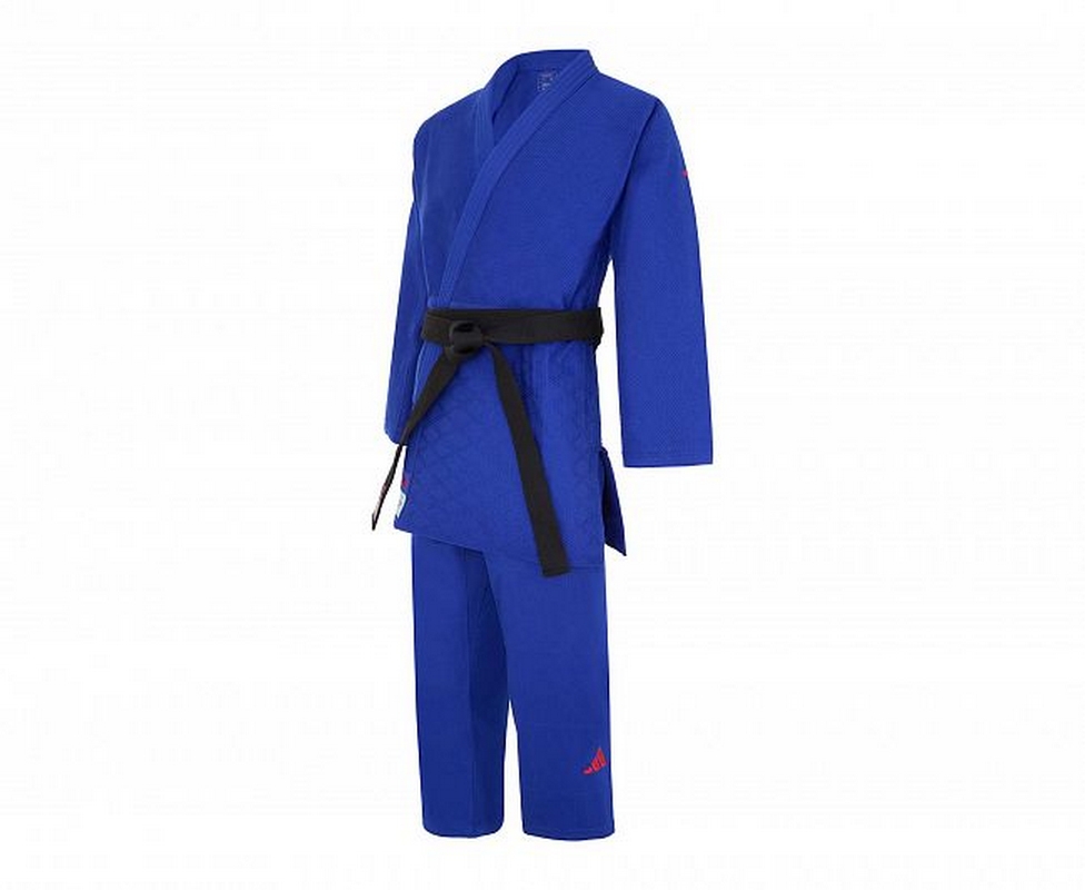 Кимоно для дзюдо Adidas Champion III IJF Slim Fit Green Label J-IJFB3-1 синий