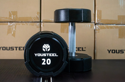 Гантель EVO 20кг полиуретановая YouSteel