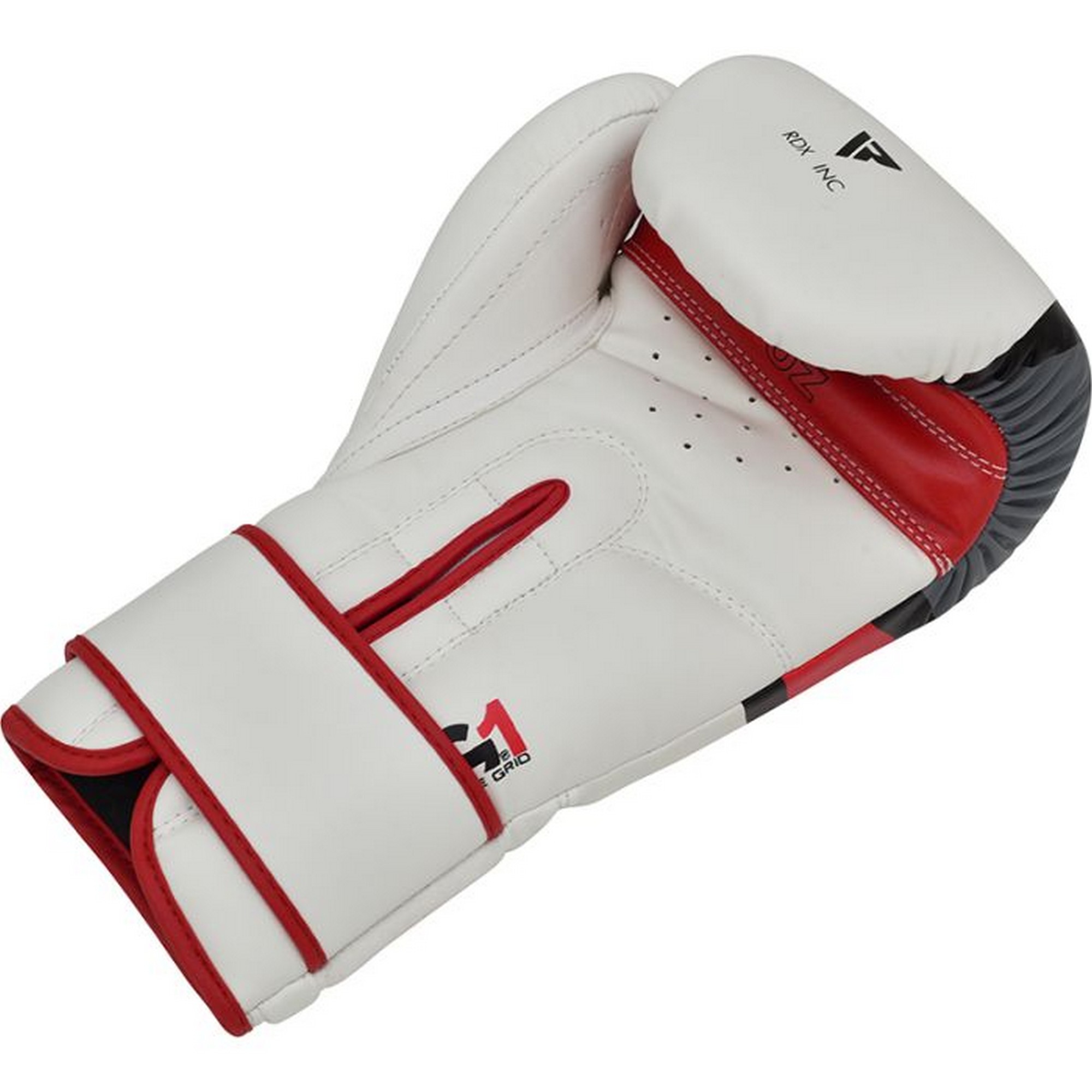 Перчатки тренировочные RDX BGR-F7R-16oz белый\красный
