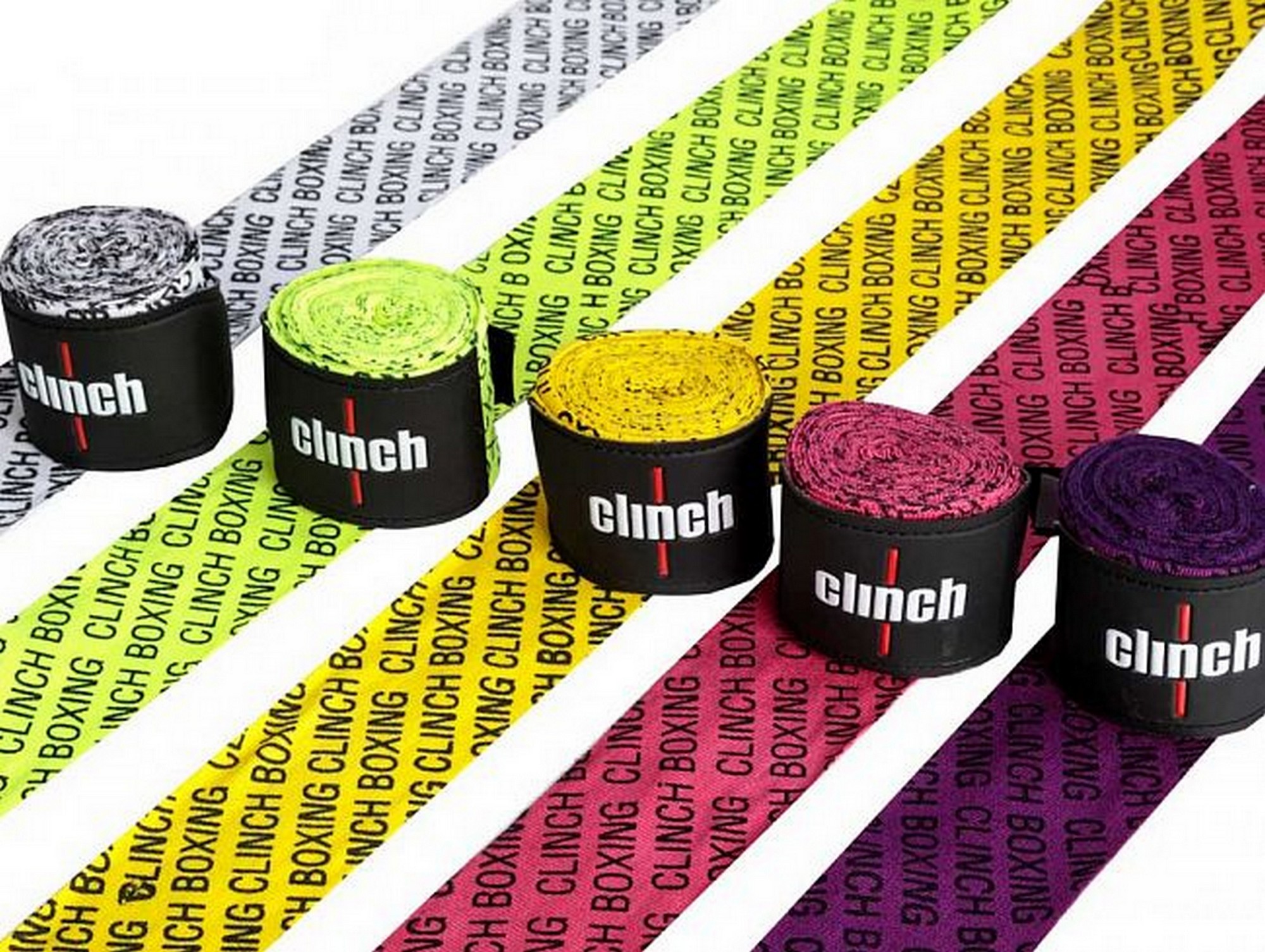 Бинты эластичные Clinch Boxing Crepe Bandage Tech Fix C140 розовый длина 3.5 м