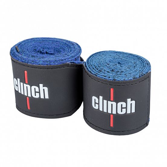 Бинты эластичные Clinch Boxing Crepe Bandage Tech Fix синие C140 длина 3.5 м