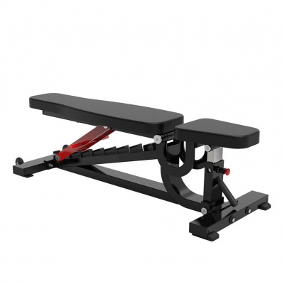 Скамья многофункциональная регулируемая Protrain PP187 полностью черный | Premium Fitness