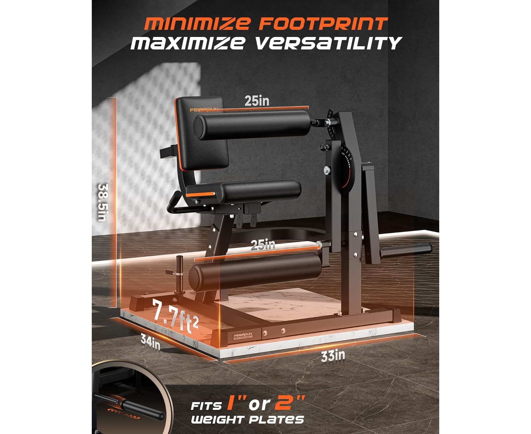 Тренажер для разгибания и сгибания ног DFC D030 | Premium Fitness