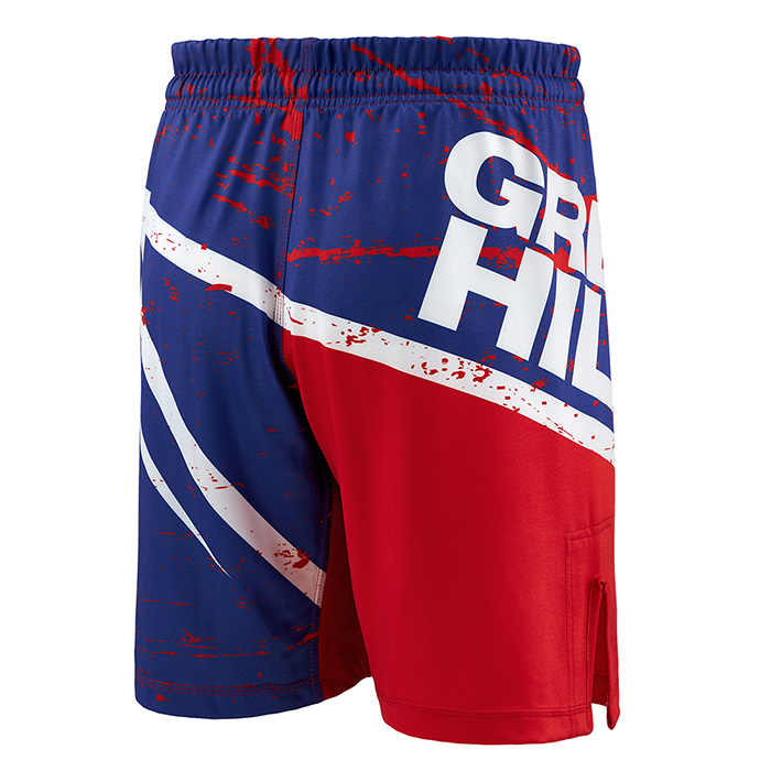 Шорты для MMA Green Hill MMS-3851, красно-синие