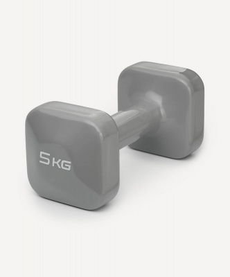 Гантель виниловая 5 кг Star Fit DB-106 темно-серый