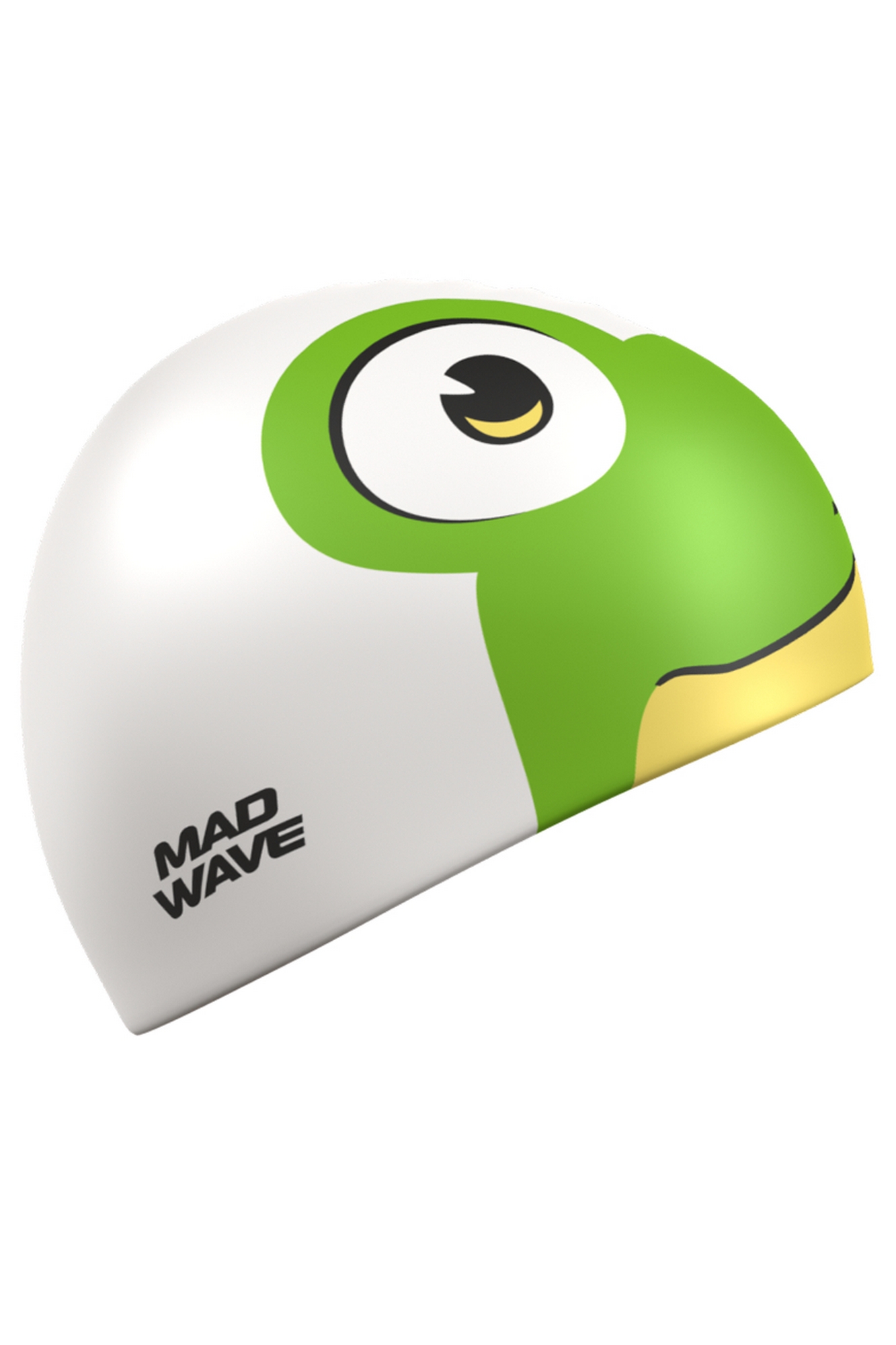 Юниорская силиконовая шапочка Mad Wave Frog M0574 30 0 00W Белый