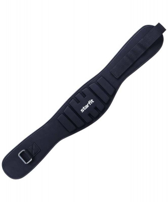 Пояс для фитнеса Star Fit SU-311, анатомический, текстиль, черный