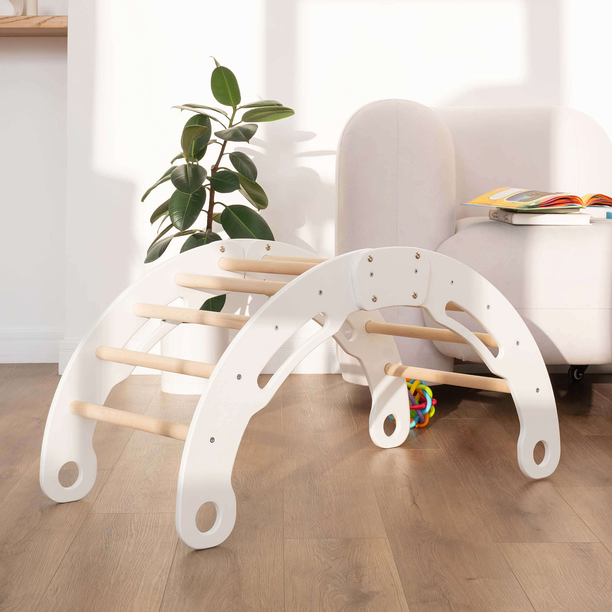 Арка-качалка Romana Eco5 03.20.05 дерево\белый