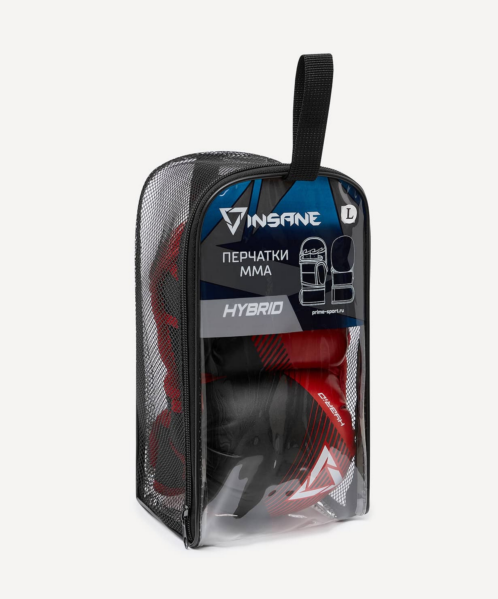 Перчатки Insane MMA HYBRID, красный