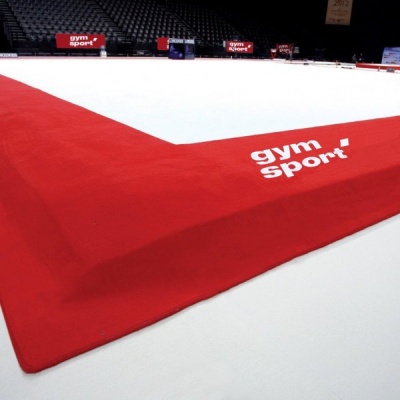 Ковер для эстетической гимнастики GymSport PROF PREMIUM RED 14Х14