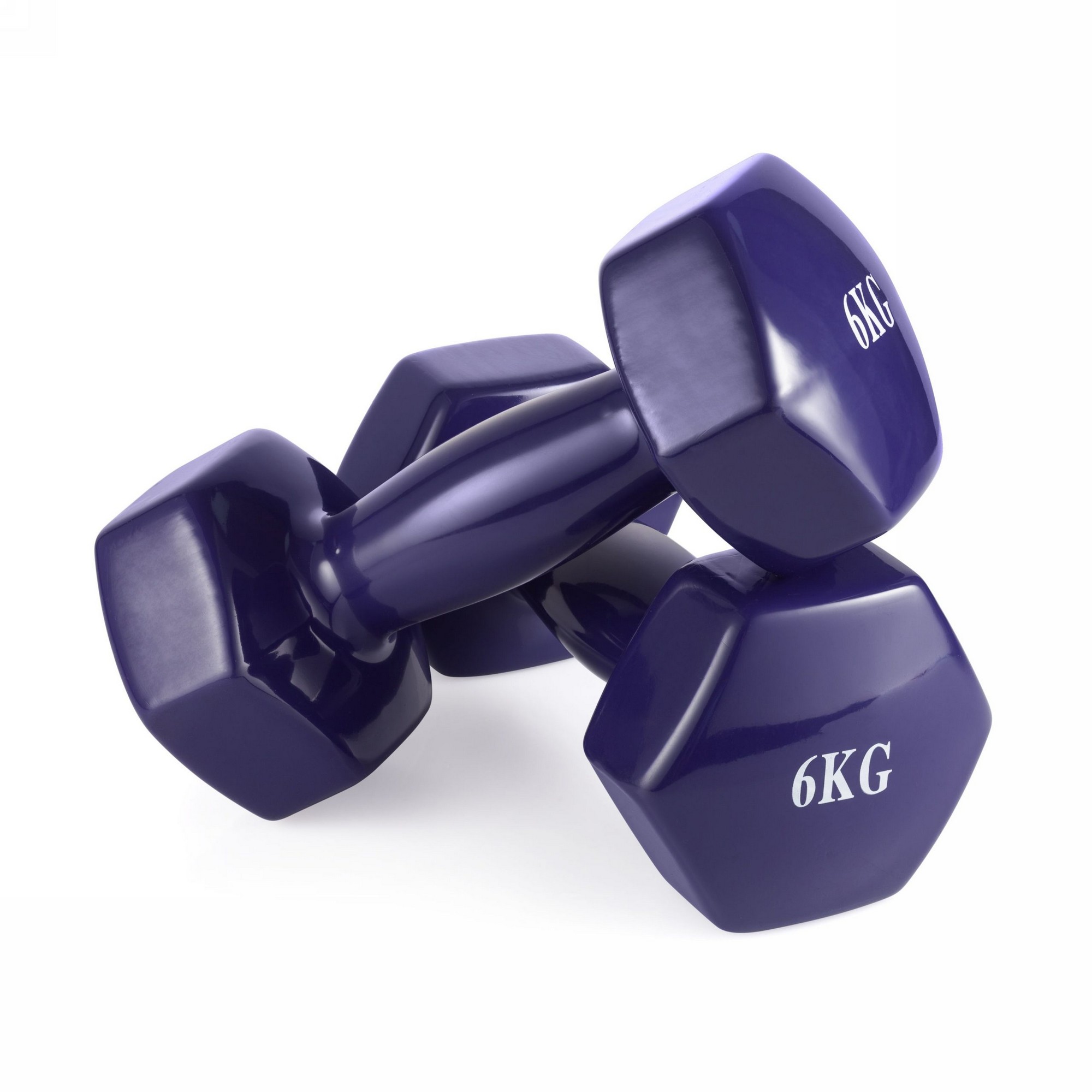 Гантель неразборная 6 кг винил VictoryFit VF-DV060