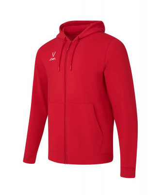 Флисовое худи на молнии Jogel ESSENTIAL Cotton Fleece FZ Hoodie, красный
