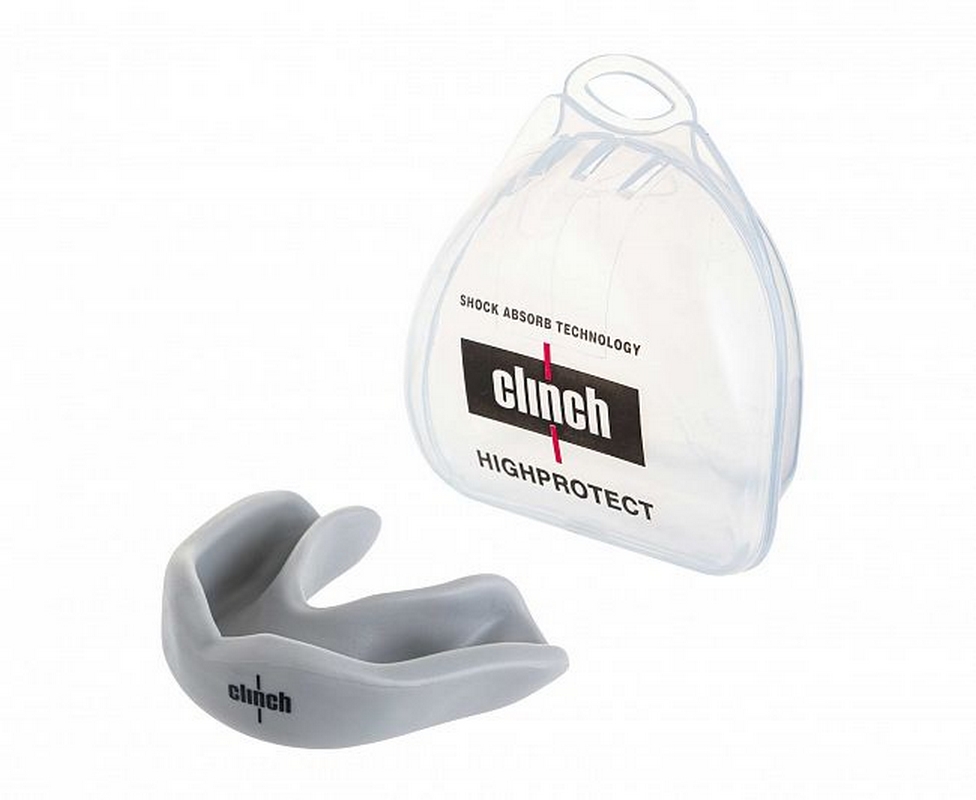Капа одночелюстная Clinch Competition Single Layer Mouthguard C511 серый
