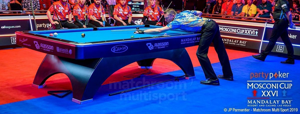 Стол/пул Rasson Billiard OX 9 ф (черный) с плитой 55.310.09.5