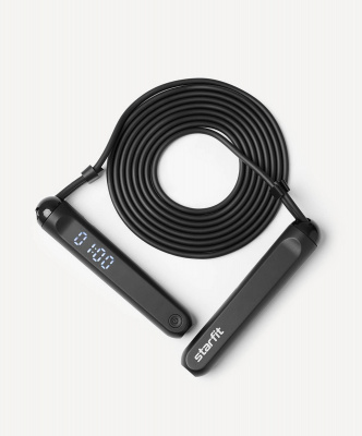 Скакалка, умная, 3м Star Fit RP-701 черный