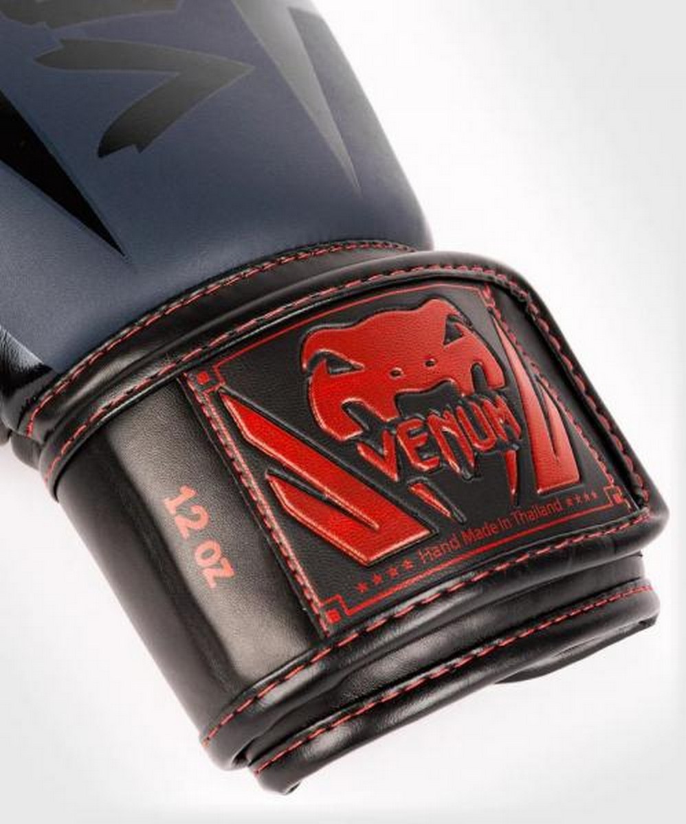 Перчатки Venum Elite 1392-575-12oz синий\черный\красный