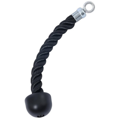 Блочная ручка мягкая тяга - канат одинарная 35 см Sportex E42084 | Premium Fitness