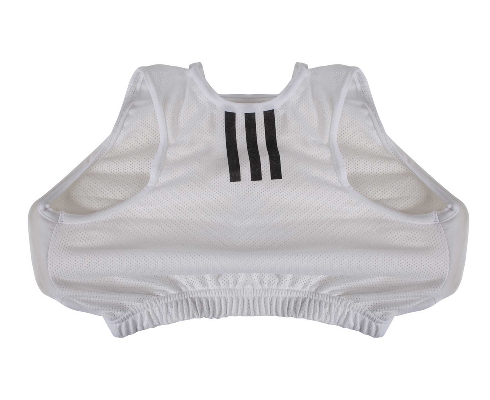 Защита груди женская Adidas WKF Lady Protector белая 666.14