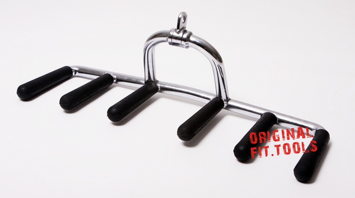 Ручка для тяг комбинированная Original Fit.Tools FT-MB-21-S 63см | Premium Fitness