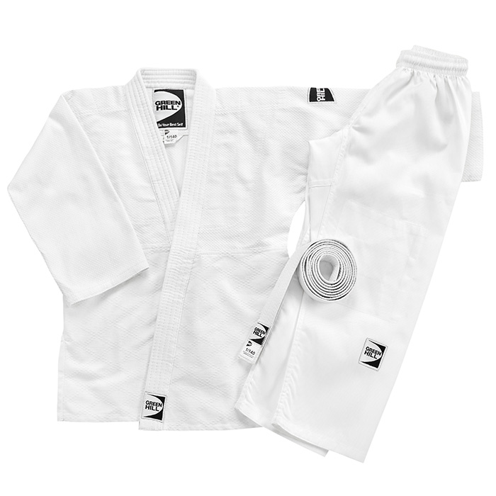 Кимоно Дзюдо Green Hill Junior JSJ-10226, белое