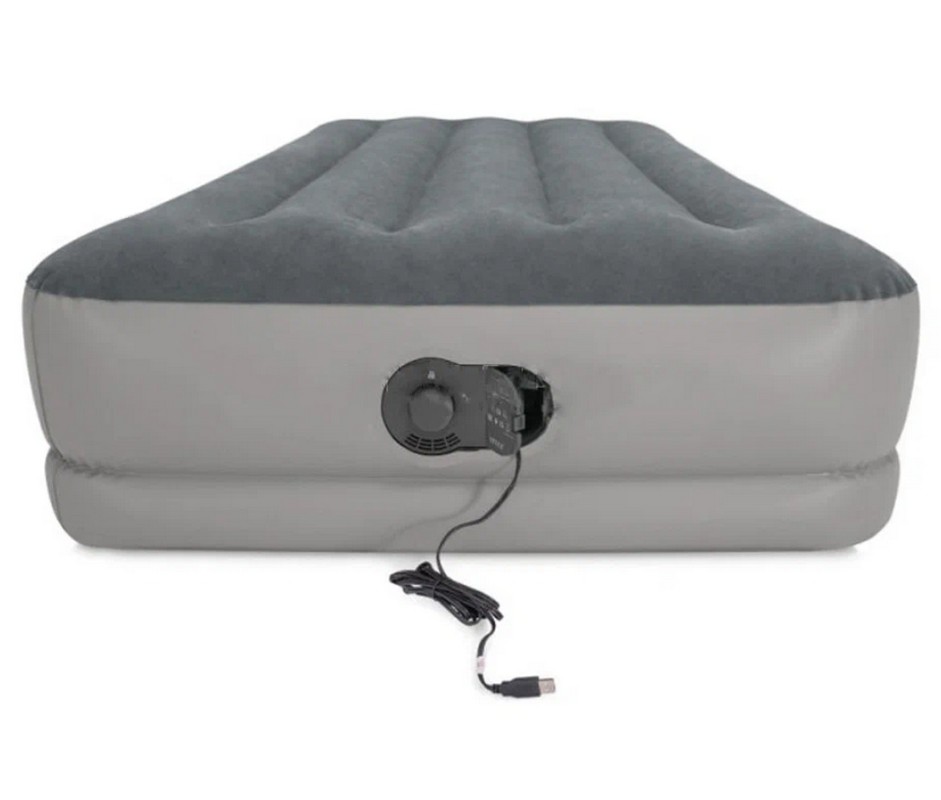 Надувной матрас 99х191х30см Prestige со встр. USB насосом, до 136кг Intex 64112