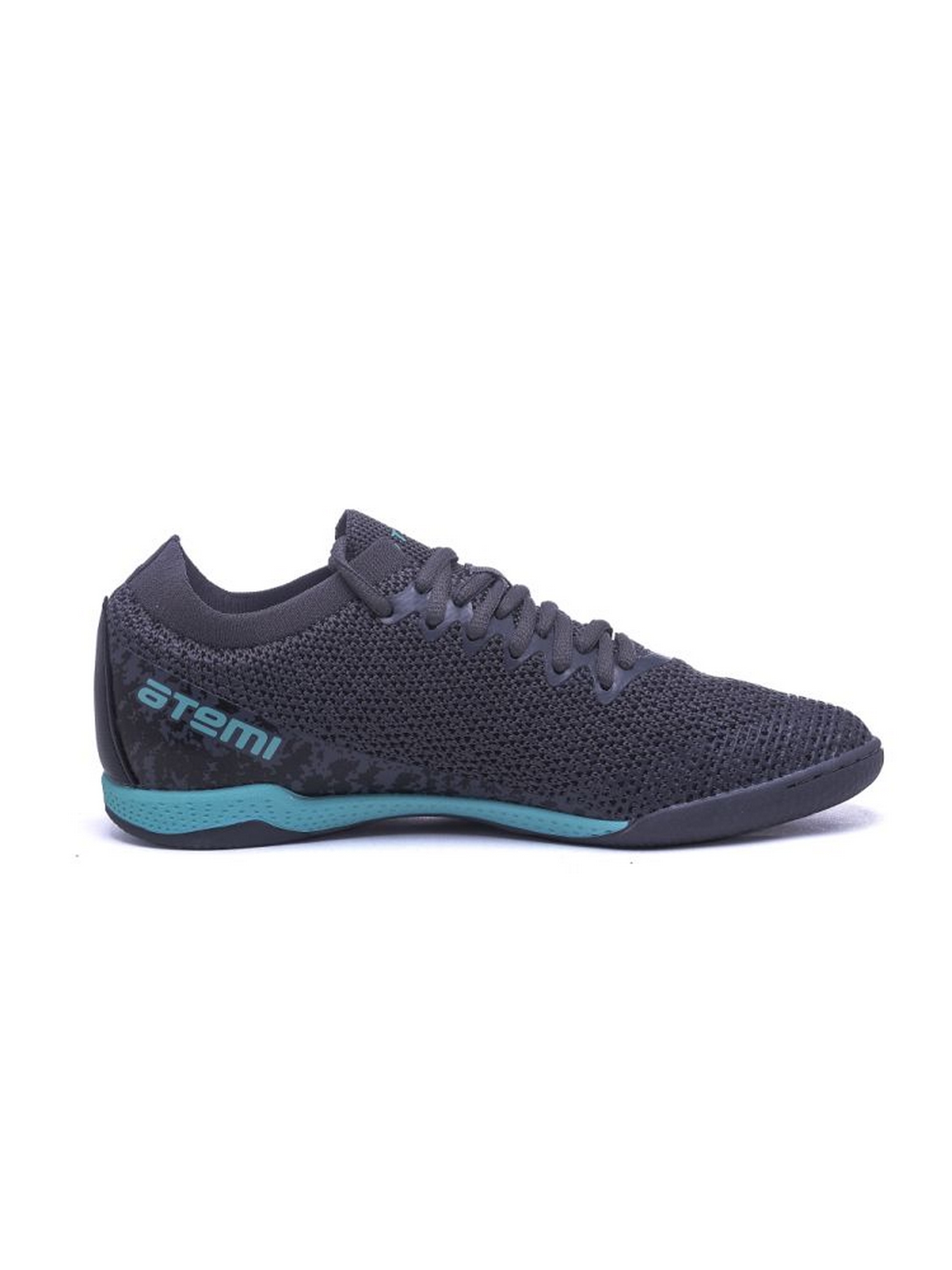 Бутсы футбольные Atemi INDOOR JUNIOR SBA-003 серый\бирюзовый