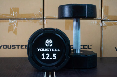 Гантель EVO 12,5кг полиуретановая YouSteel