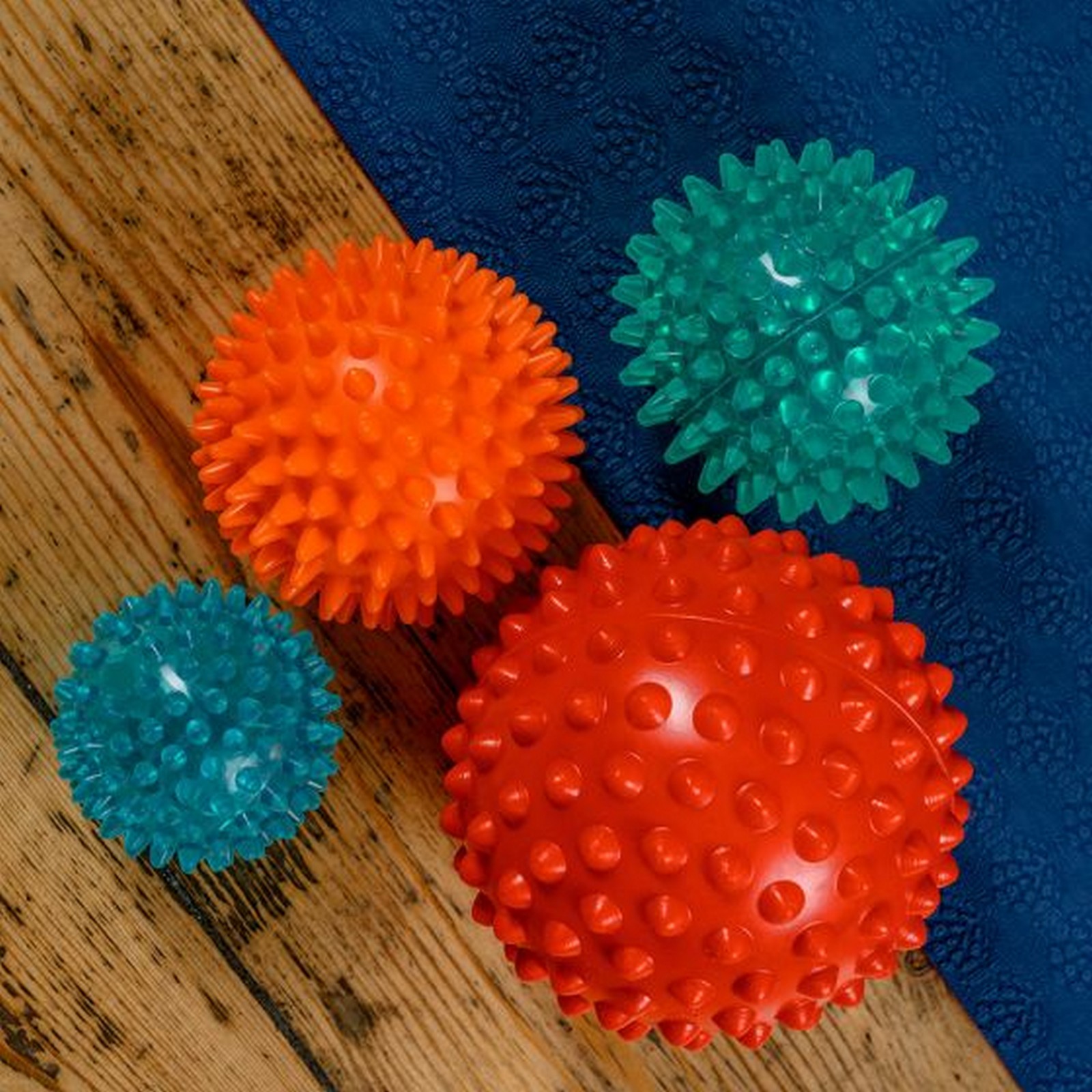 Массажный мяч d6см Фитбол REFLEXBALL 9770 голубой