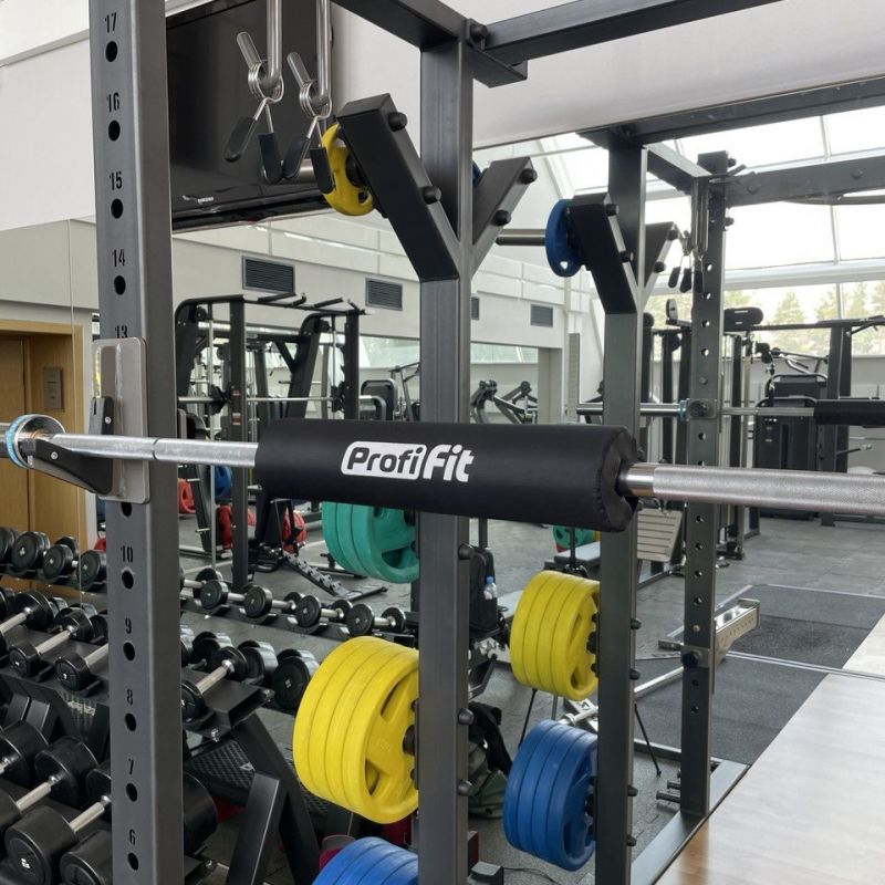 Смягчающая накладка на гриф, диаметр 8 см, длина 38 см с логотипом Profi-Fit PROFI-FIT-RT-025 | Premium Fitness
