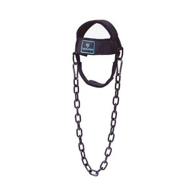 Упряжь Live Pro Neck Harness LP8715 черный\синий | Premium Fitness
